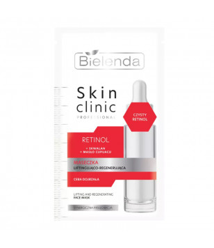 SKIN CLINIC PROFESSIONAL RETINOL Ліфтинг-відновлююча маска Bielenda, 8г