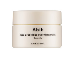 ABIB Rice Probiotics Overnight Mask Barrier Jelly — нічна маска для обличчя, 80 мл