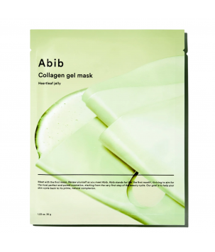 Abib Набір гідрогелевих масок для заспокоєння чутливої шкіри Collagen Gel Mask Heartleaf Jelly PACK