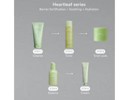 Заспокійлива есенція для обличчя Heartleaf Essence Calming Pump Abib, 50 мл