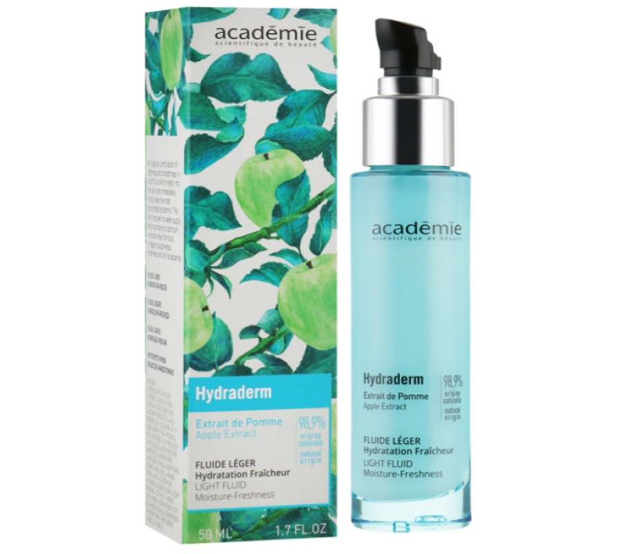 Легка зволожувальна емульсія з екстрактом яблука Fluide Leger Hydratation-Fraicheur Academie, 50 мл