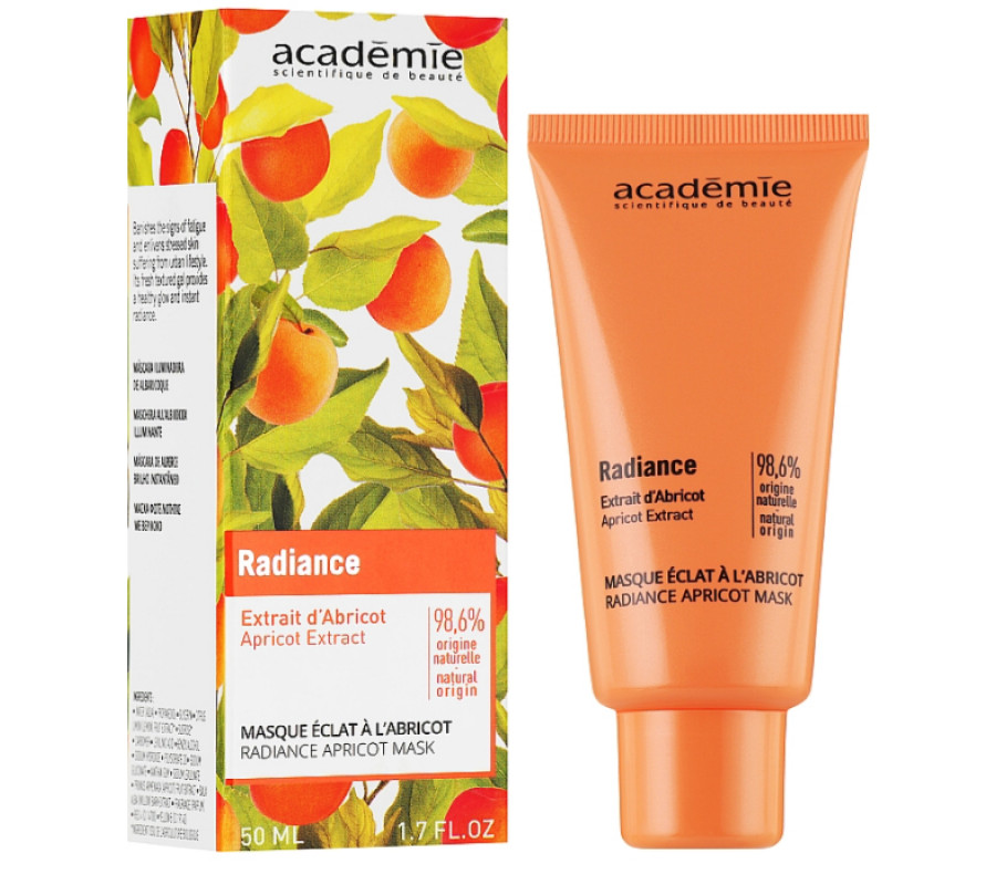 Абрикосовая маска для лица Radiance Apricot Mask Academie, 50 мл