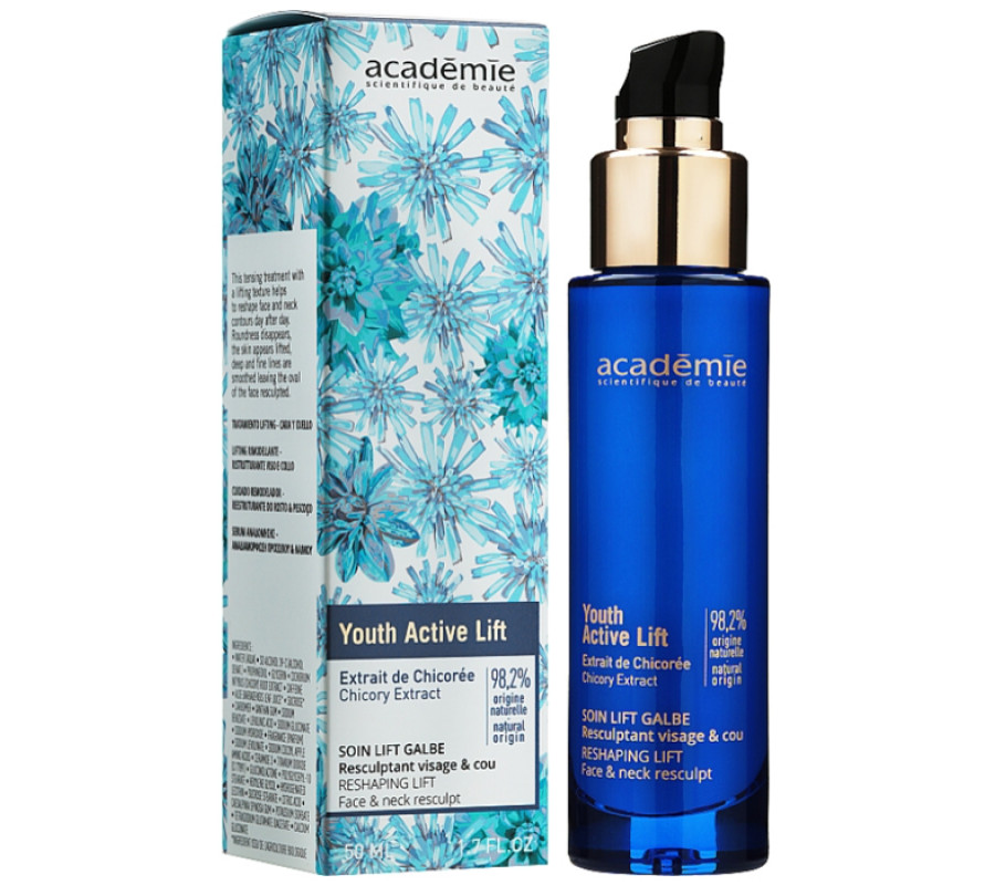 Крем-лифтинг для лица и шеи Youth Active Lift Reshaping Face & Neck Resculpt Academie, 50 мл
