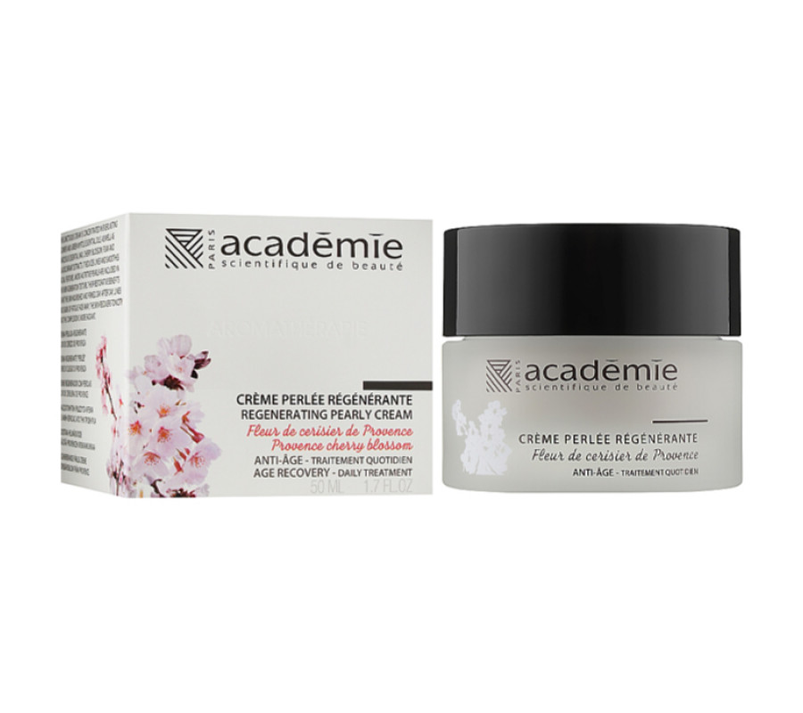 Восстанавливающий жемчужный крем "Вишневый цвет Прованса" Regenerating Pearly Cream Academie, 50 мл
