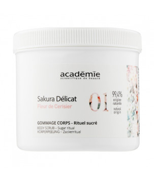 Скраб для тіла "Цукровий сироп" Sakura Delicat Body Scrub Academie, 60 мл