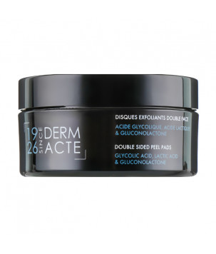 Подвійні пілінг-патчі з гліколевою кислотою Derm Acte Double Sided Peel Pads Academie, 30шт