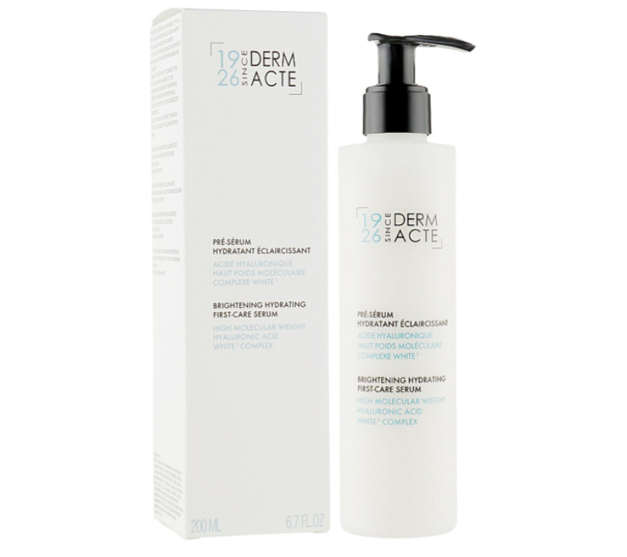 Освітлювальна пре-сироватка "Перший догляд" White Derm Acte Pre Serum Hydratant Eclaircissant Academie, 200 мл