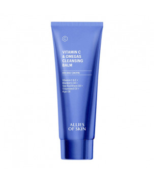 Очищуючий бальзам з вітаміном С Allies Of Skin Vitamin C & Omegas Cleansing Balm Allies of Skin, 100 мл