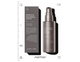 Бустер з пребіотиками та ніацинамідом Prebiotics & Niacinamide Pore Refining Booster Allies of Skin, 50 мл