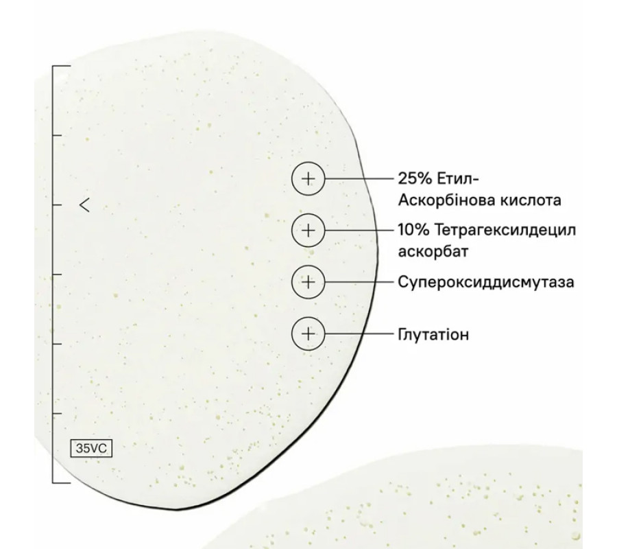 Сироватка з вітаміном С для обличчя 35% Vitamin C+ Perfecting Serum Allies of Skin, 30 мл