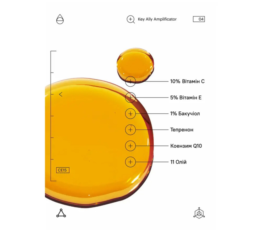 Олія для обличчя з бакучіолом CE15 Bakuchiol Firming Oil Allies of Skin, 30 мл