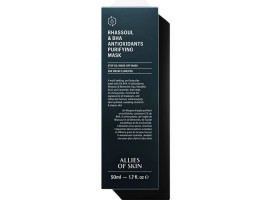 Очищувальна маска для обличчя Rhassoul & BHA Antioxidants Purifying Mask Allies of Skin, 50 мл