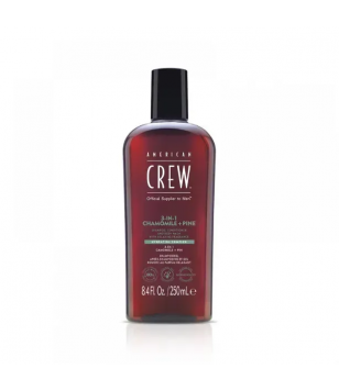 American Crew Засіб 3 в 1 Official Supplier To Men 3 In 1 Chamomile + Pine Shampoo Conditioner And Body Wash,