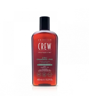 American Crew Засіб 3 в 1 Official Supplier To Men 3 In 1 Chamomile + Pine Shampoo Conditioner And Body Wash,