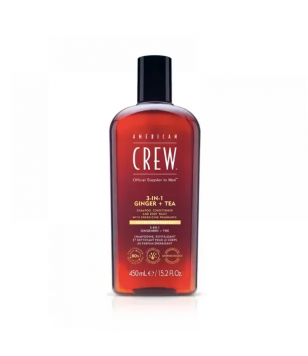 American Crew Средство 3 в 1 Official Supplier To Men 3 In 1 Ginger Tea Shampoo Conditioner And Body