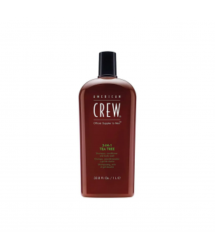 American Crew Средство 3 в 1 Tea Tree 3-in-1 Shampoo, Conditioner and Body Wash, 1000 мл