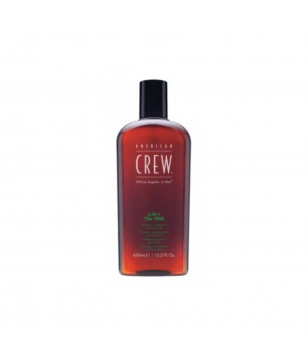 American Crew Средство 3 в 1 Tea Tree 3-in-1 Shampoo, Conditioner and Body Wash, 450 мл