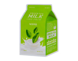 Тканевая маска "Зеленый чай" Green Tea Milk One-Pack A'pieu, 21 г
