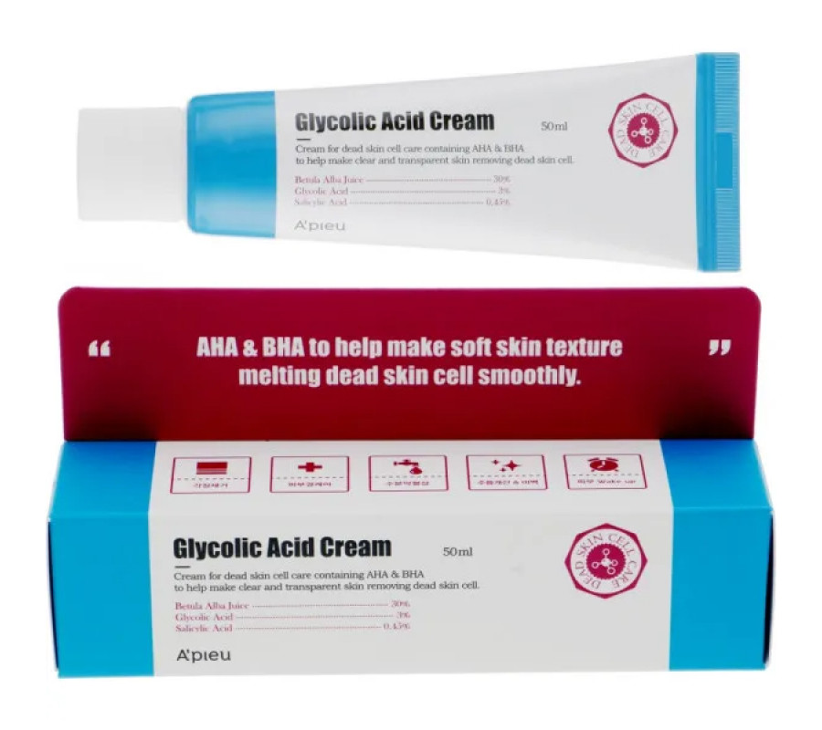 A'pieu Крем з гліколевою кислотою Glycolic Acid Cream, 50 мл