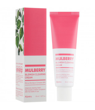 Крем для проблемної шкіри обличчя Mulberry Blemish Clearing Cream A'pieu, 50 мл