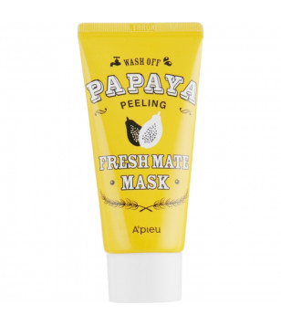 Очищувальна освітлювальна маска пілінг "Папая"Fresh Mate Mask A'pieu, 50 мл