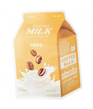 Тканевая маска "Кофе" Coffee Milk One-Pack A'pieu, 21 г