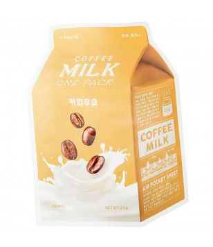 Тканевая маска "Кофе" Coffee Milk One-Pack A'pieu, 21 г