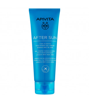 Apivita Гель-крем для обличчя й тіла після сонця After Sun Cool & Smooth Face & Body Gel-Cream, 200 мл