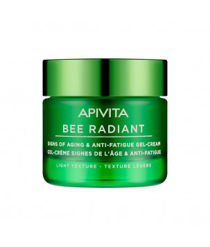 Apivita Гель-крем для лица Bee Radiant Signs of Aging & Anti-Fatigue Gel-Cream Light Texture, 50 мл