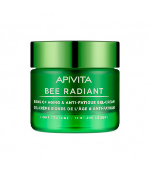 Apivita Гель-крем для лица Bee Radiant Signs of Aging & Anti-Fatigue Gel-Cream Light Texture, 50 мл