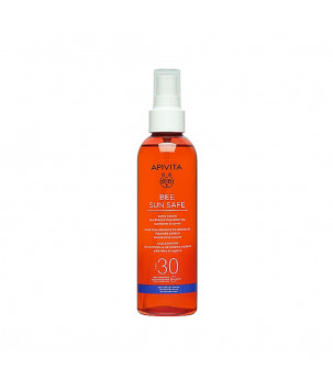 Apivita Олія для засмаги й шовковистості SPF30 Bee Sun Safe Satin Touch The Perfecting Body Oil SPF30, 200 мл