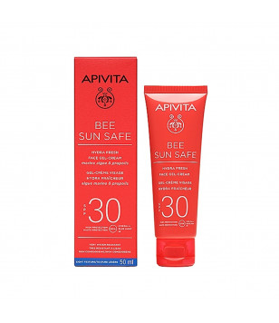 Apivita Сонцезахисний крем-гель для обличчя з морськими водоростями й прополісом Bee Sun Safe Hydra Fresh Face