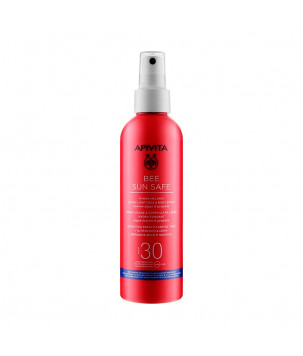 Apivita Сонцезахисний спрей для обличчя й тіла Bee Sun Safe Hydra Melting Ultra Light Face & Body Spray SPF30,
