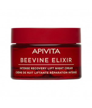 Apivita Зміцнювальний нічний крем із відновлювальним ефектом Beevine Elixir Intense Recovery Lift Night Cream,