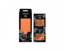 Apivita Скраб для обличчя з абрикосою Express Beauty Face Scrub Apricot, 2x8 мл