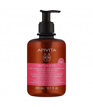 Apivita Делікатний очищаючий гель для інтимної гігієни з ромашкою і прополісом Intimate, 300 мл