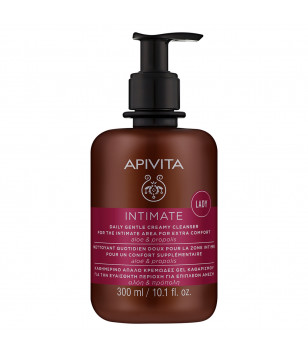 Apivita Ніжний кремоподібний очищувальний засіб для інтимної зони Intimate Lady Daily Gentle Creamy Cleanser,