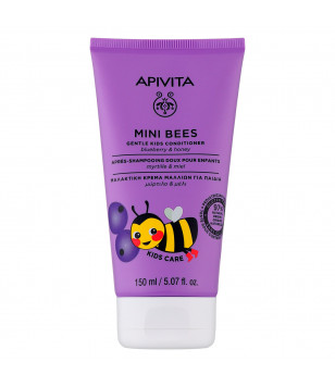 Apivita Нежный детский кондиционер с черникой Mini Bees Gentle Kids Conditioner, 150 мл
