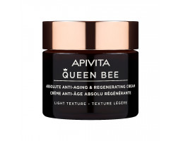 Apivita Антивіковий регенерувальний крем для обличчя Queen Bee Absolute Anti Aging & Regenerating Light Textur