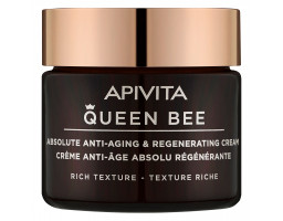 Apivita Антивіковий регенерувальний крем для обличчя Queen Bee Absolute Anti-Aging & Regenerating Cream Rich T
