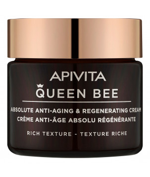 Apivita Антивіковий регенерувальний крем для обличчя Queen Bee Absolute Anti-Aging & Regenerating Cream Rich T