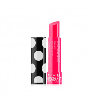 Apivita Бальзам для губ з бджолиним воском і гранатом Lip Care with Pomegranate, 4.4 г