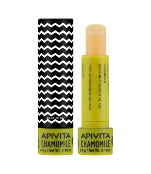 Apivita Бальзам для губ из SPF 15, с пчелиным воском и ромашкой Lip Care with Chamomile SPF 15, 4.4