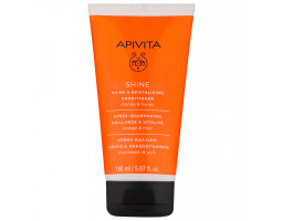 Apivita Кондиціонер для всіх типів волосся, що відновлює силу та блиск, з апельсином і медом Shine And Revital