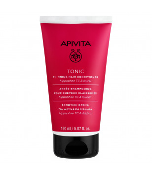 Apivita Кондиціонер тонізувальний для волосся, що випадає з обліпихою та лавром Tonic Conditioner For Thinning