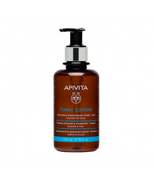 Apivita Заспокійливий і зволожувальний тонік для шкіри з лавандою і медом Tonic Lotion Soothing & Moisturizing