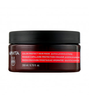 Apivita Маска для окрашенных волос "Защита цвета с подсолнухом и медом" Color Protection Hair Mask W