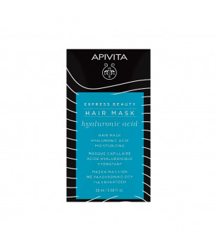 Apivita Зволожувальна маска для волосся Hyaluronic Hydra Moisturizing Hair Mask, 200 мл
