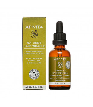 Apivita Натуральное масло для укрепления и оздоровления волос Nature's Hair Miracle, 50 мл