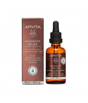 Apivita Олія для волосся від сухої та жирної лупи Hair Loss Dandruff Relief Oil, 50 мл